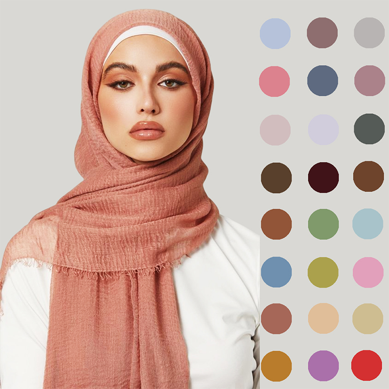 W1189 Hijab voan tiện lợi và đa năng