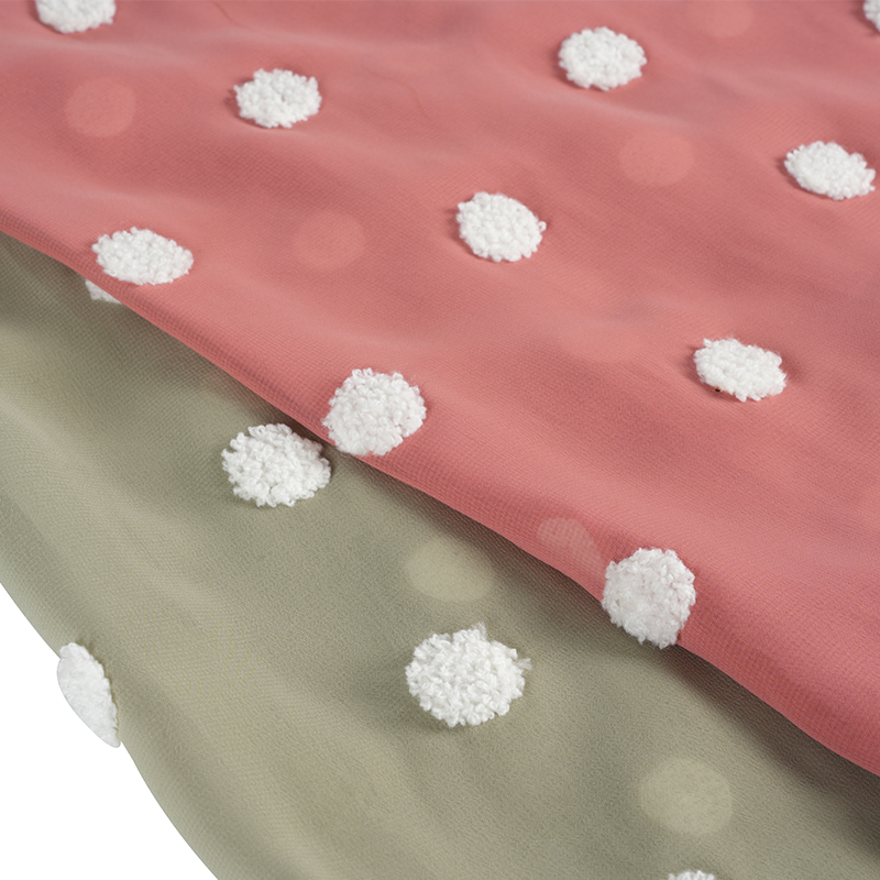 Voan phẳng 75d/18t với vải thêu khăn