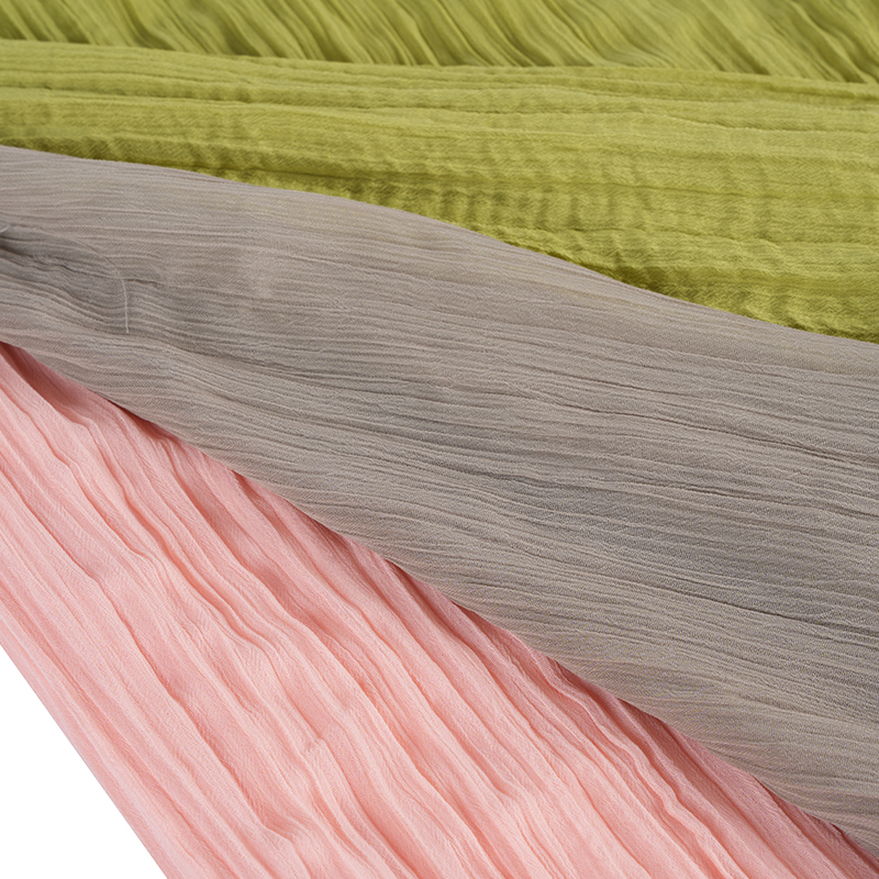 Vải voan xếp nếp 75d