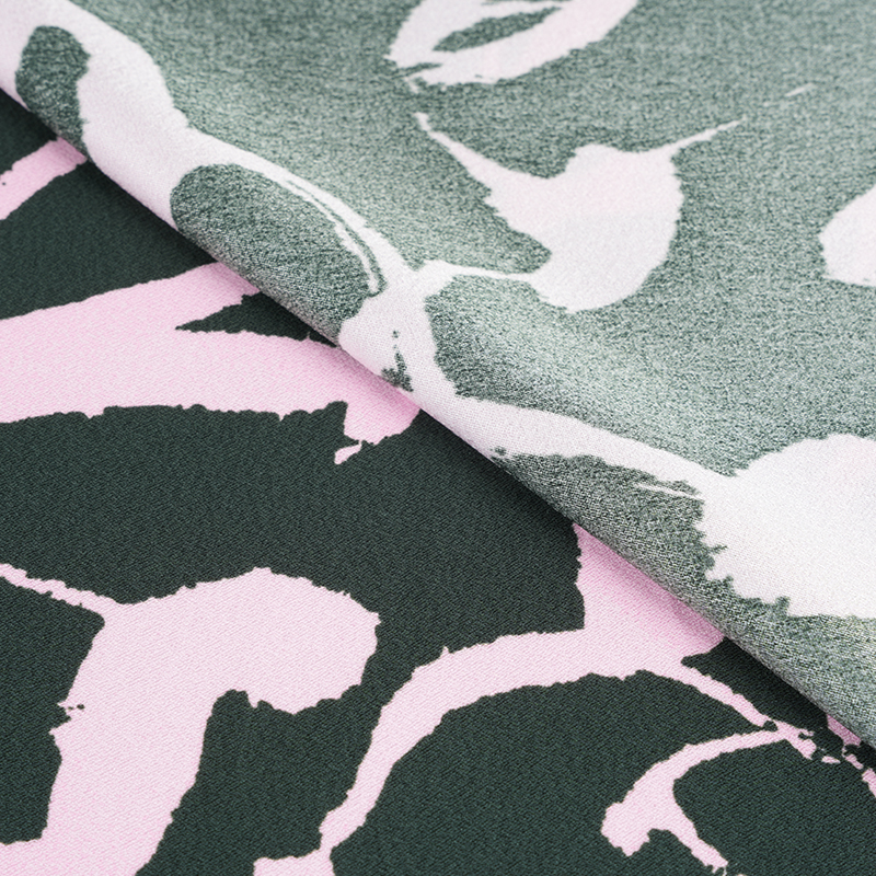 Vải in Ả Rập nhăn bằng lụa 75D * 120D