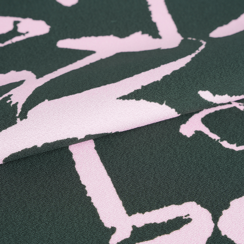 Vải in Ả Rập nhăn bằng lụa 75D * 120D