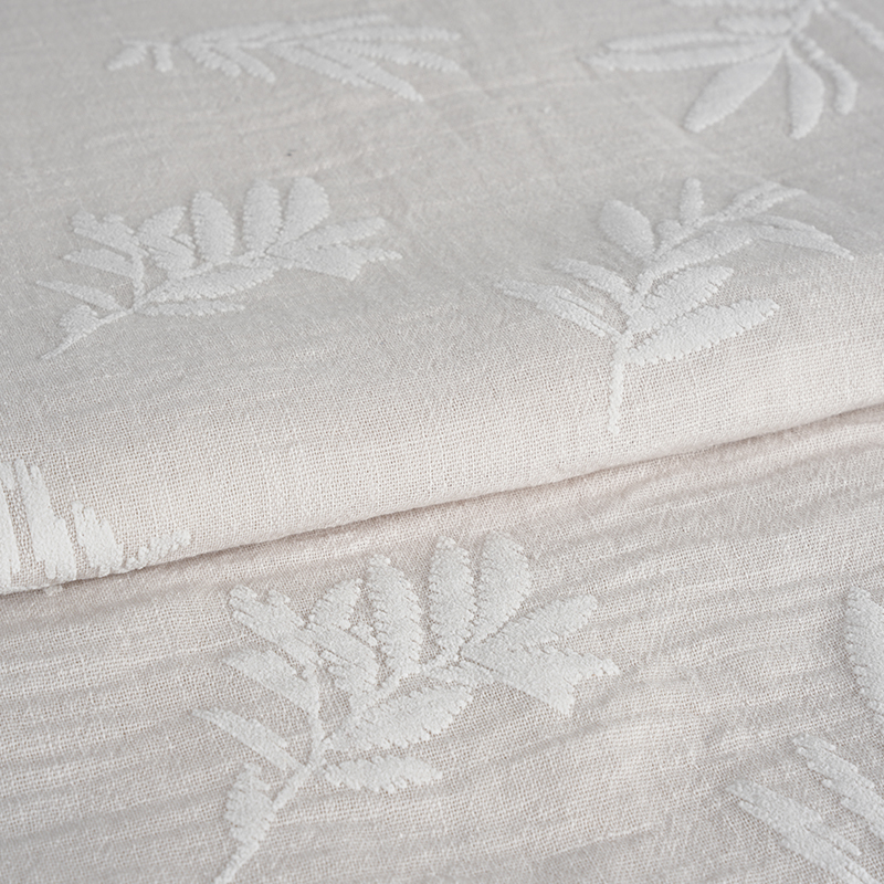 Sợi Polyester bắt chước vải in xốp lá gai dầu