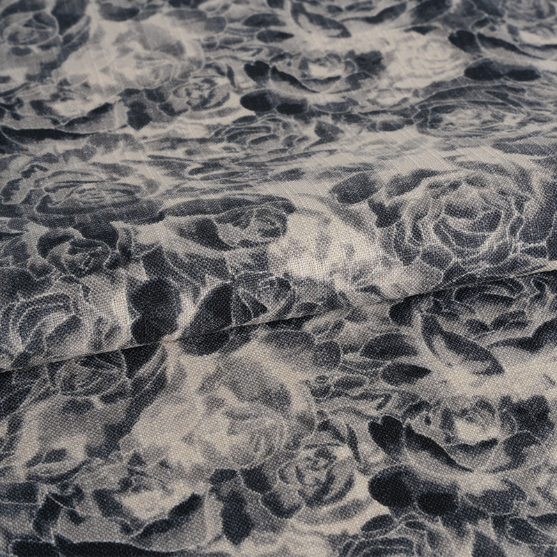 Vải in hoa hồng Melange 320D