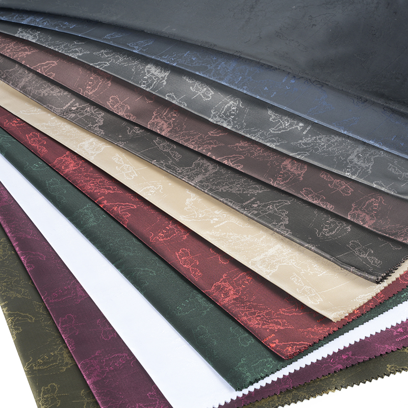 Bản đồ logo tiếng Anh Cationic Polyester Jacquard