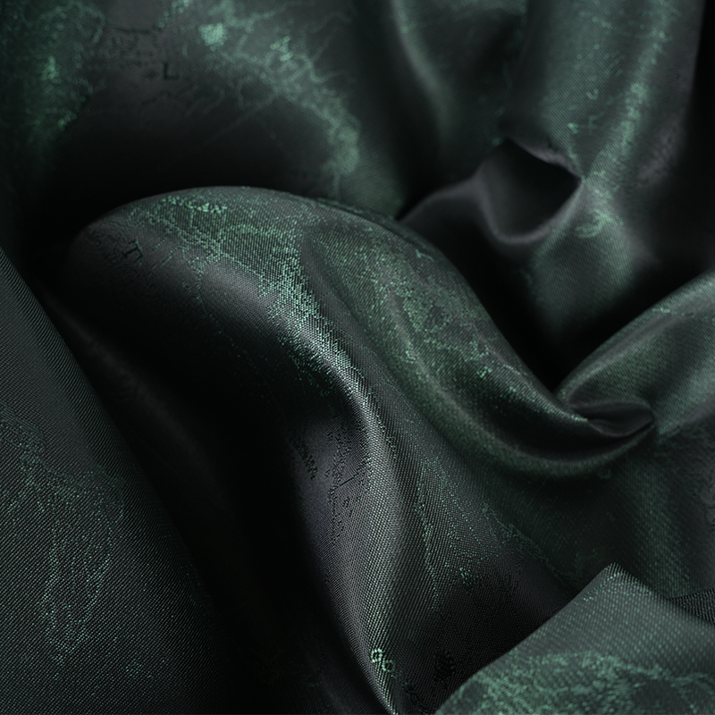 Bản đồ logo tiếng Anh Cationic Polyester Jacquard