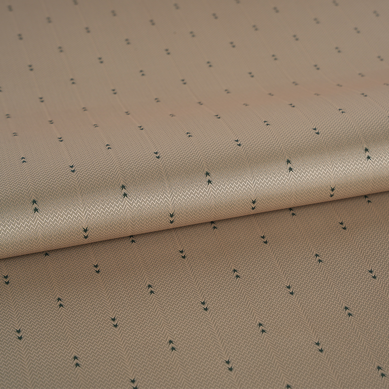 Dây tóc trắng Polyester sóng mũi tên sọc Jacquard