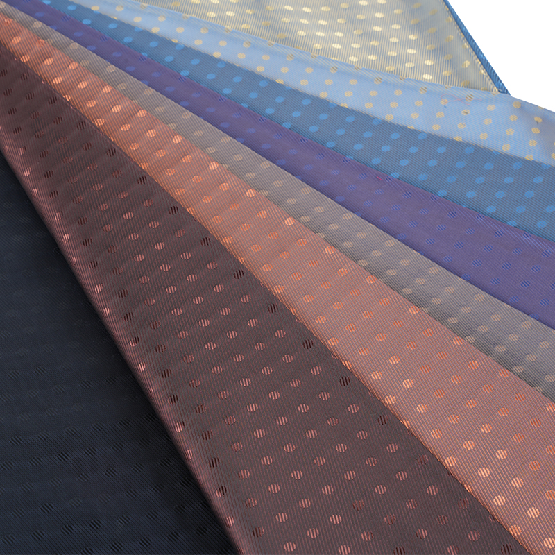 Vải Jacquard chấm Twill