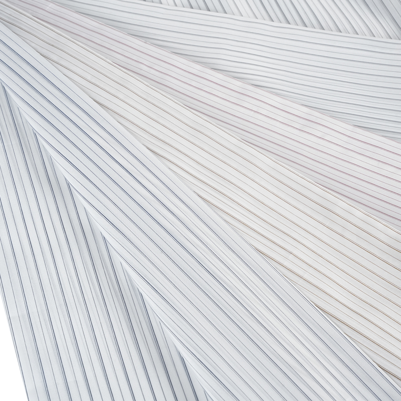 Vải lót tay áo sọc co giãn 100% Polyester