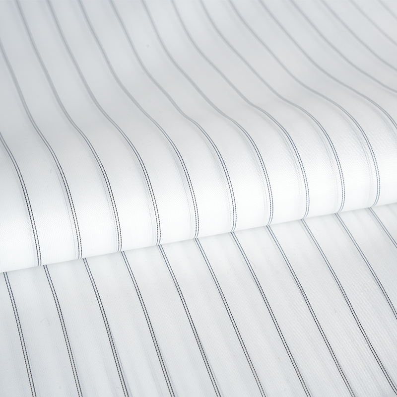 Vải lót tay áo bằng vải polyester có sọc cổ điển cho hàng may mặc