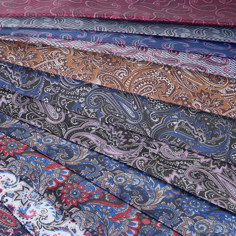 190T Polyester Taffeta Ponytail In vải lá thông