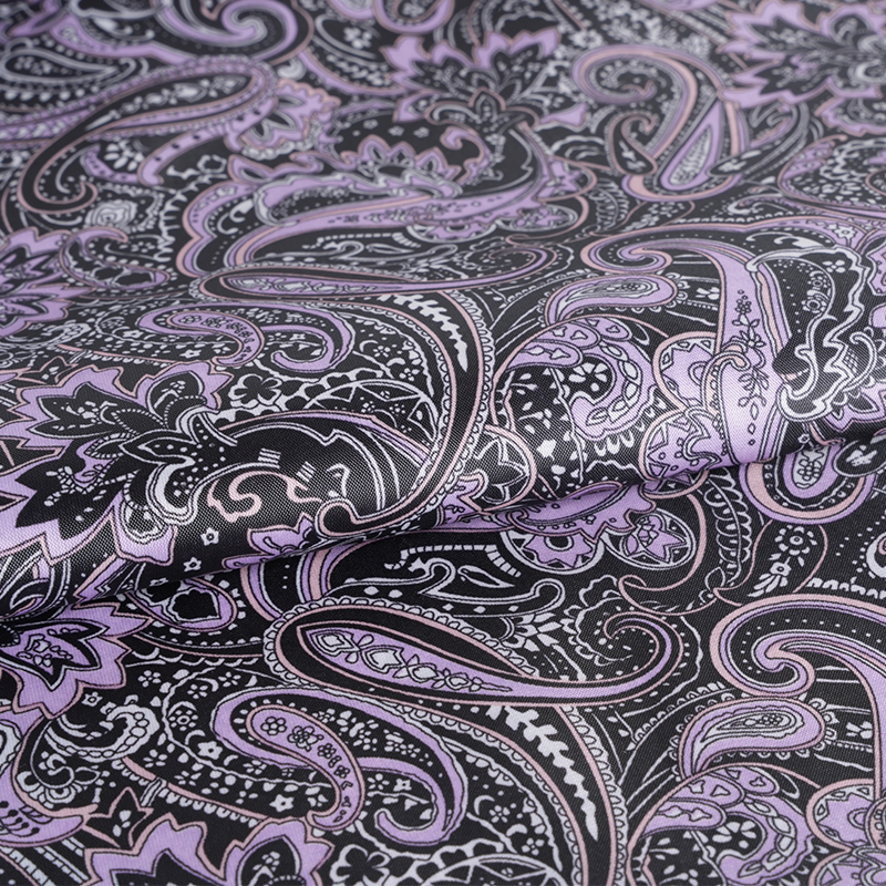 190T Polyester Taffeta Ponytail In vải lá thông